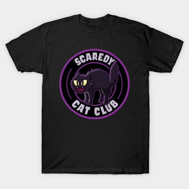 Scaredy Cat Club T-Shirt by FanFreak